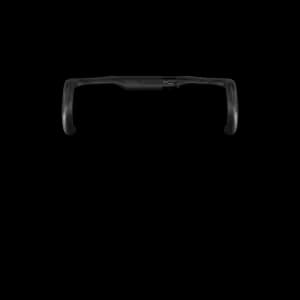 Кермо PRO шосейне ерго PLT 44cm/31.8mm, чорне
