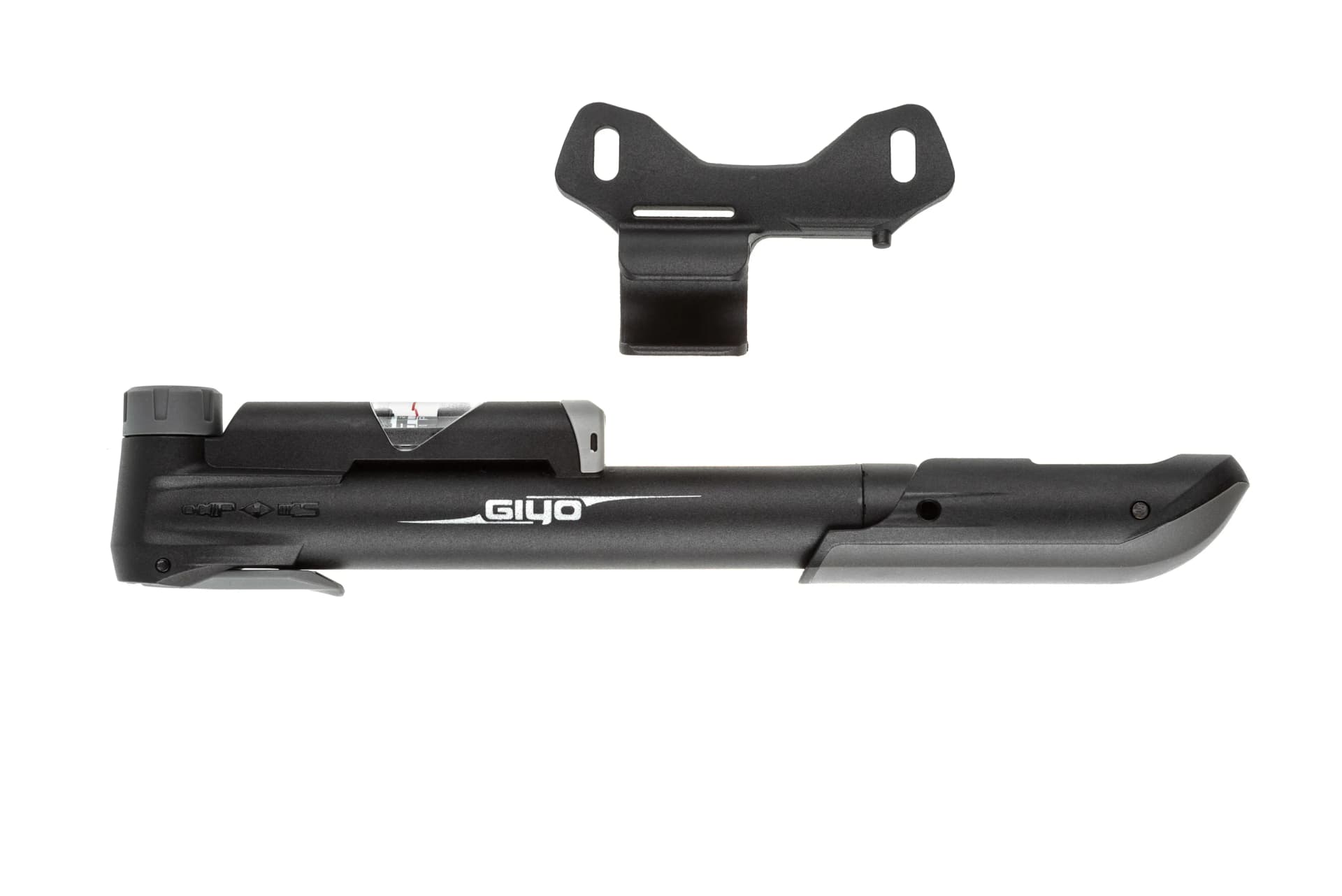 Насос компактний Giyo GP-43CP, пластик, манометр, розумна голівка, 24см, 120psi/8,3bar
