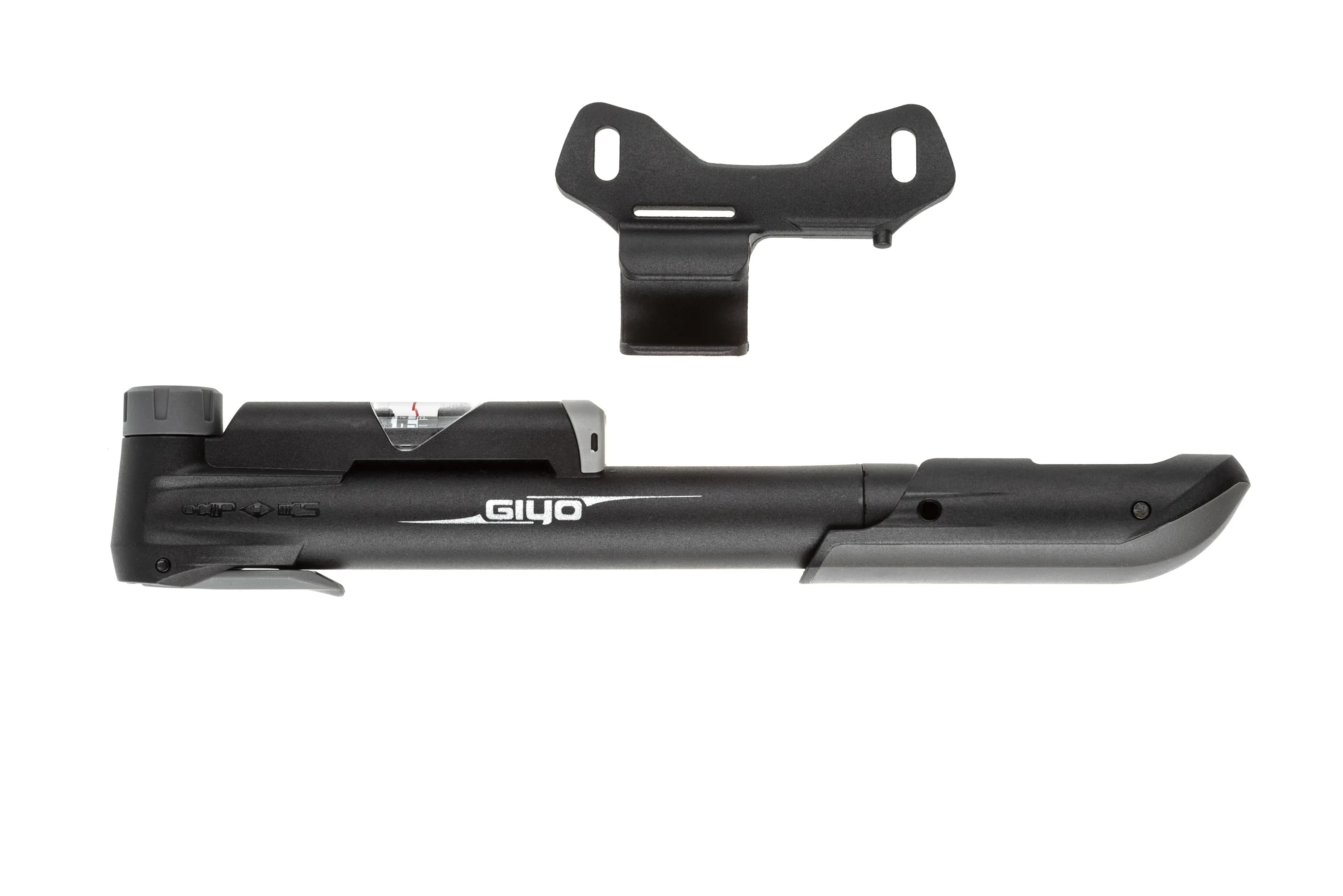 Насос компактний Giyo GP-43CP, пластик, манометр, розумна голівка, 24см, 120psi/8,3bar