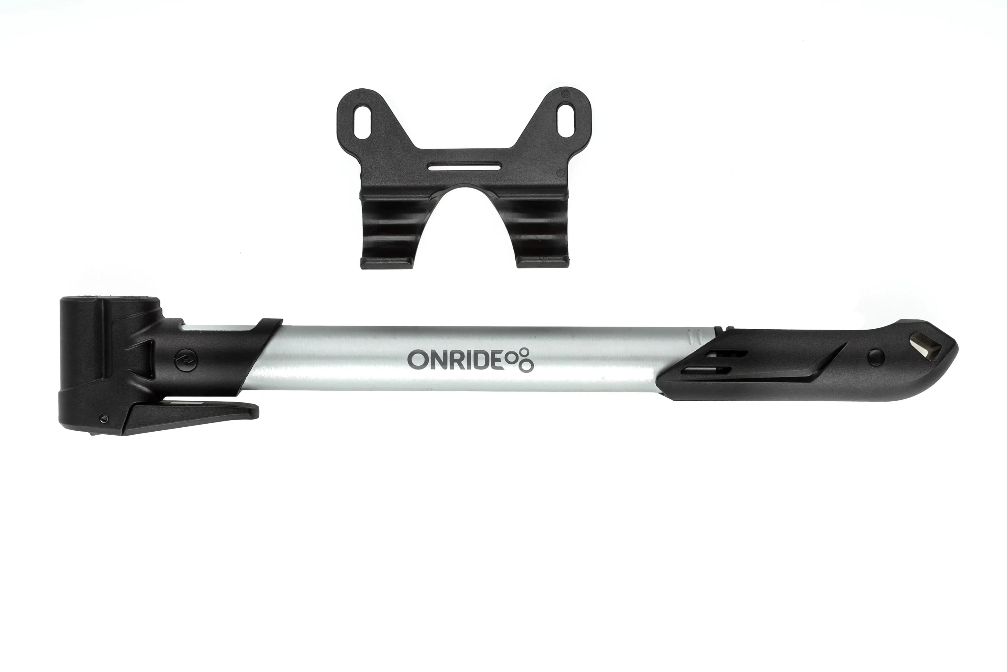 Насос компактний ONRIDE Sky 30 алюмінієвий макс.тиск 120PSI, голівка з двома отворами під FV/AV