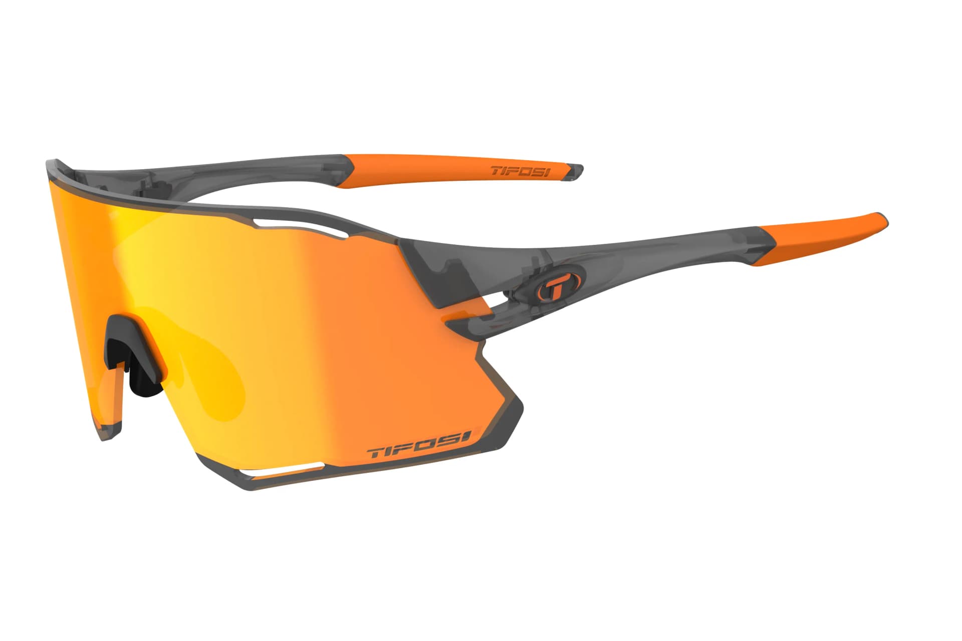 Окуляри Tifosi Rail Race Satin Vapor, лінзи Clarion Orange (13%)/Clear (90%)