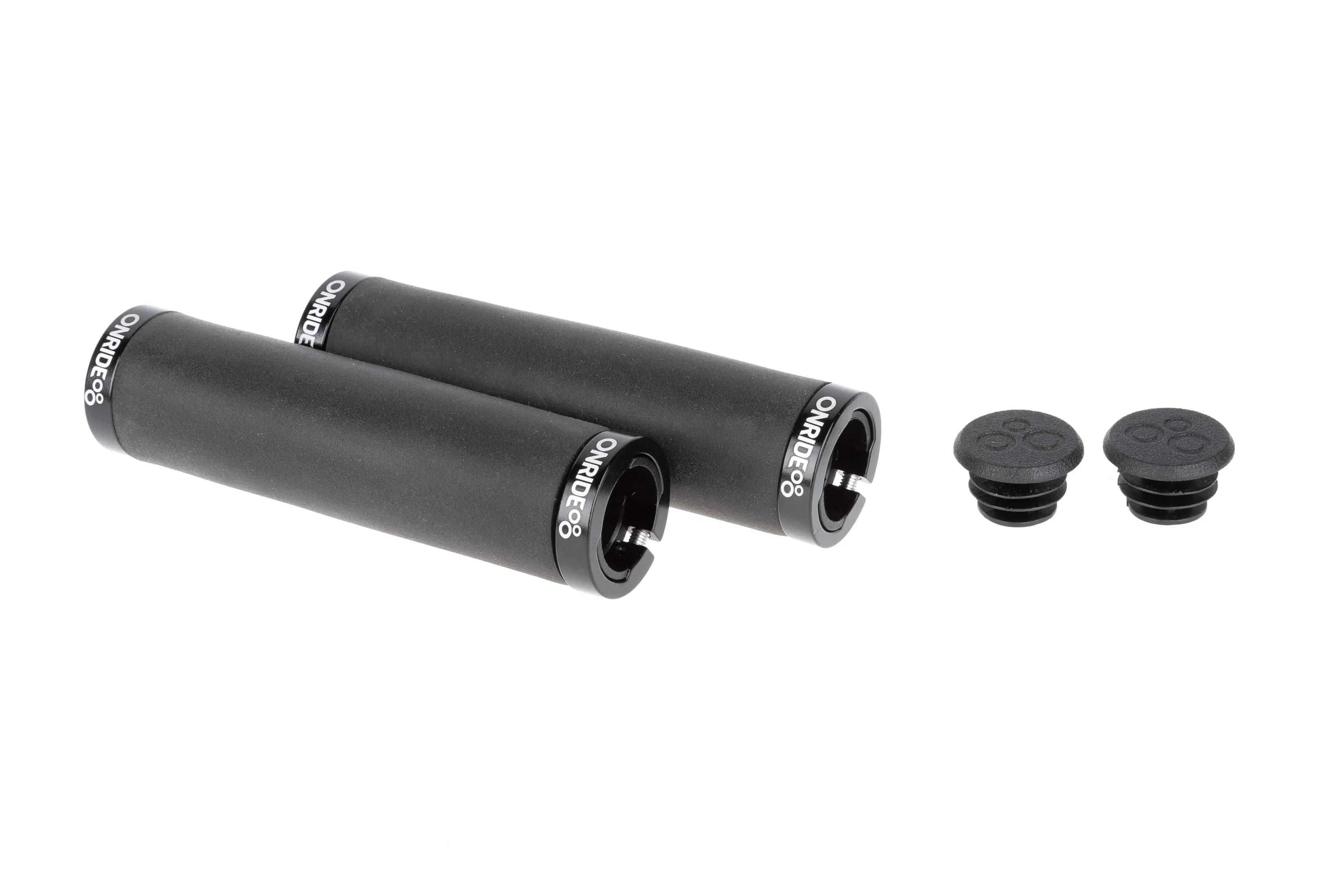 Гріпси ONRIDE Locone, силіконові, два замки, 130 мм, чорний