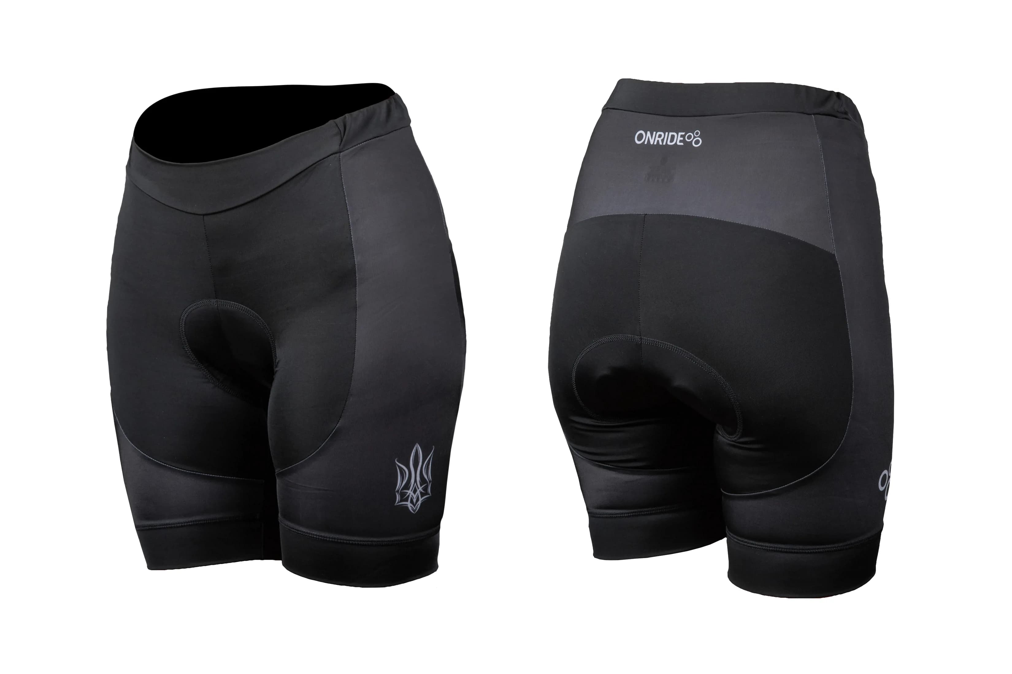 Велотруси без лямок жіночі ONRIDE Cuddle чорні розмір S 