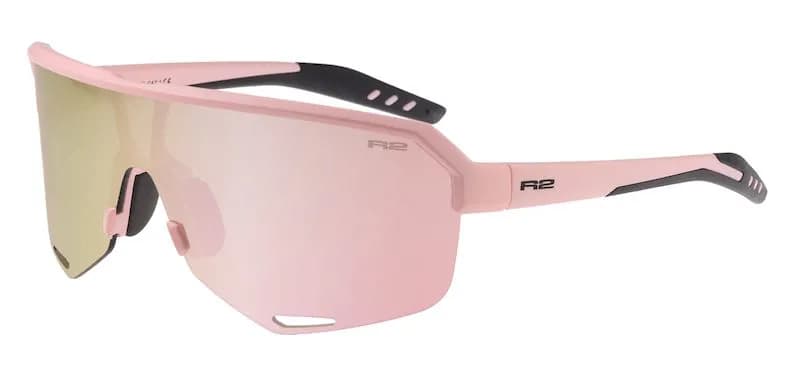 Окуляри R2 FLUKE pink-powder (PC), лінза brown, покриття rose gold full revo, кат. 2