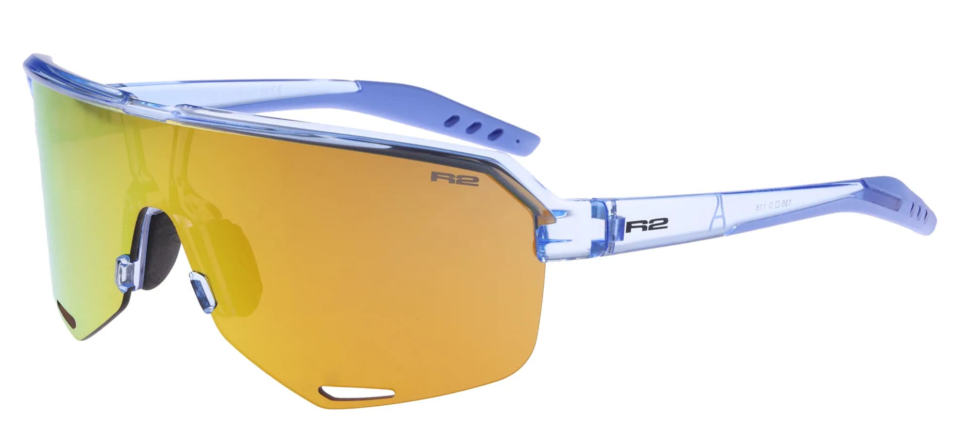 Окуляри R2 FLUKE blue (PC), лінза brown, покриття gold full revo, кат. 3