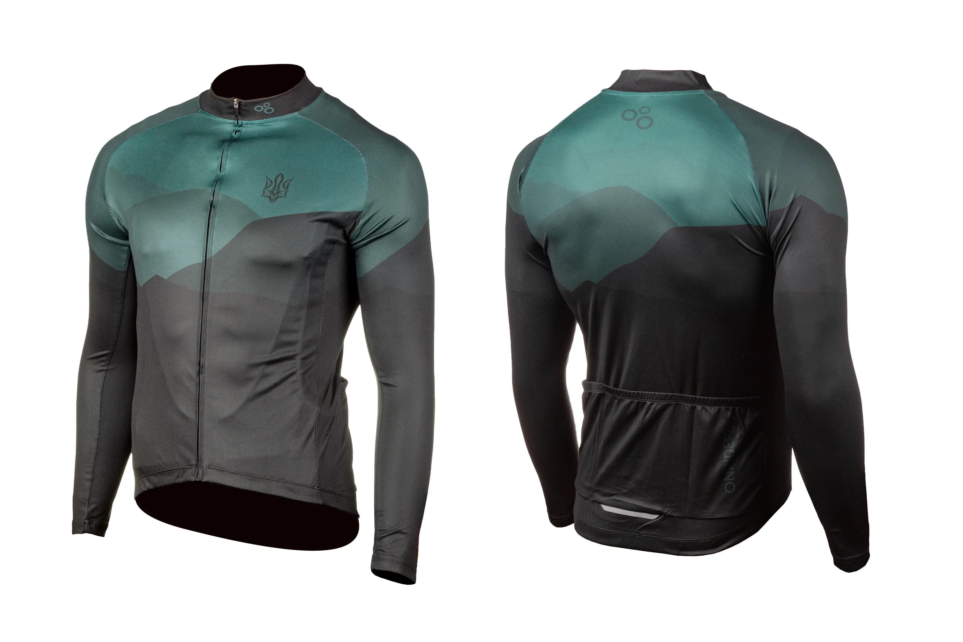 Веломайка з довгим рукавом ONRIDE Mount зелений розмір S