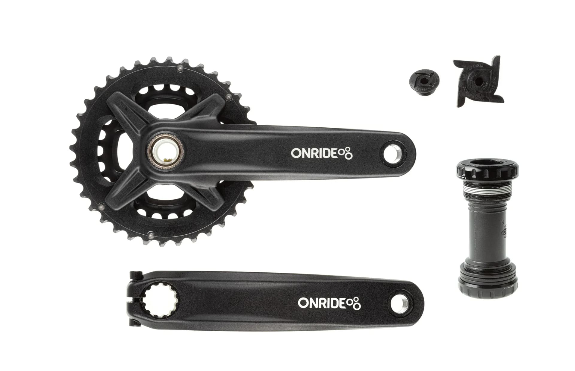 Комплект шатунів ONRIDE Duet Pro 1210, Hollowtech, 170 мм, 36-26Т, BCD 104/64, 12/11 шв., з кареткою