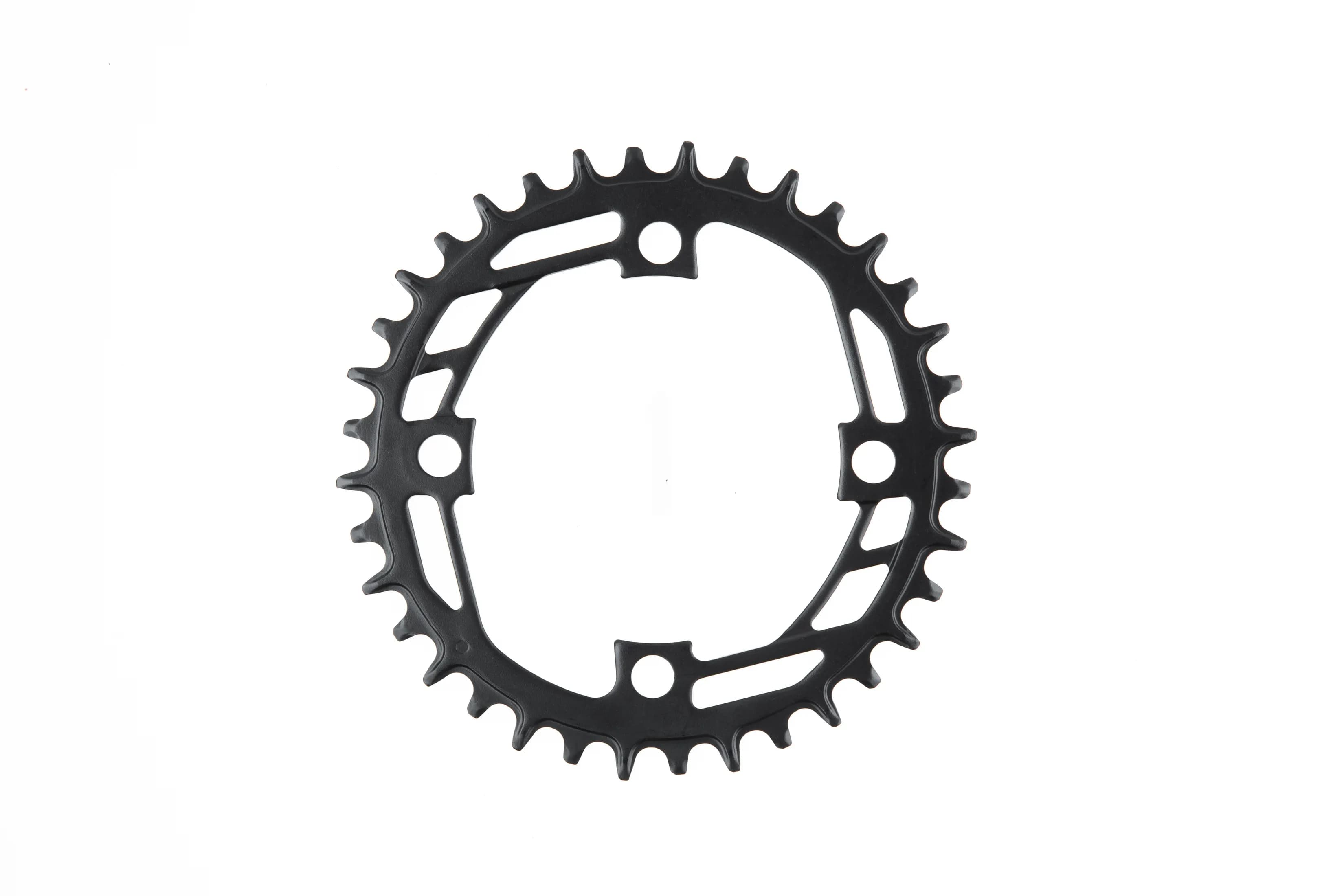 Зірка передня ONRIDE Solo 10 Narrow-Wide, 42Т, BCD 104 мм, сталь, чорна