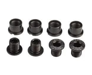 Бонки в шатуни RACE FACE CHNRNG BOLT M8x8.5(4)/NUT(4) PACK STEEL