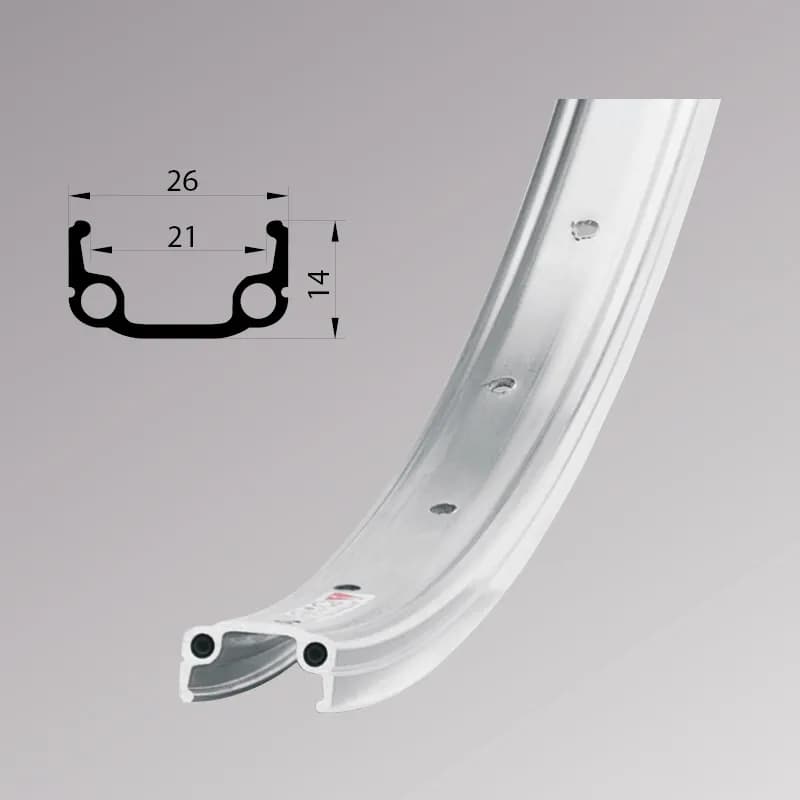 Обід Remerx RMX 21, 26'', 559x21, 36 отв., AV, срібл.