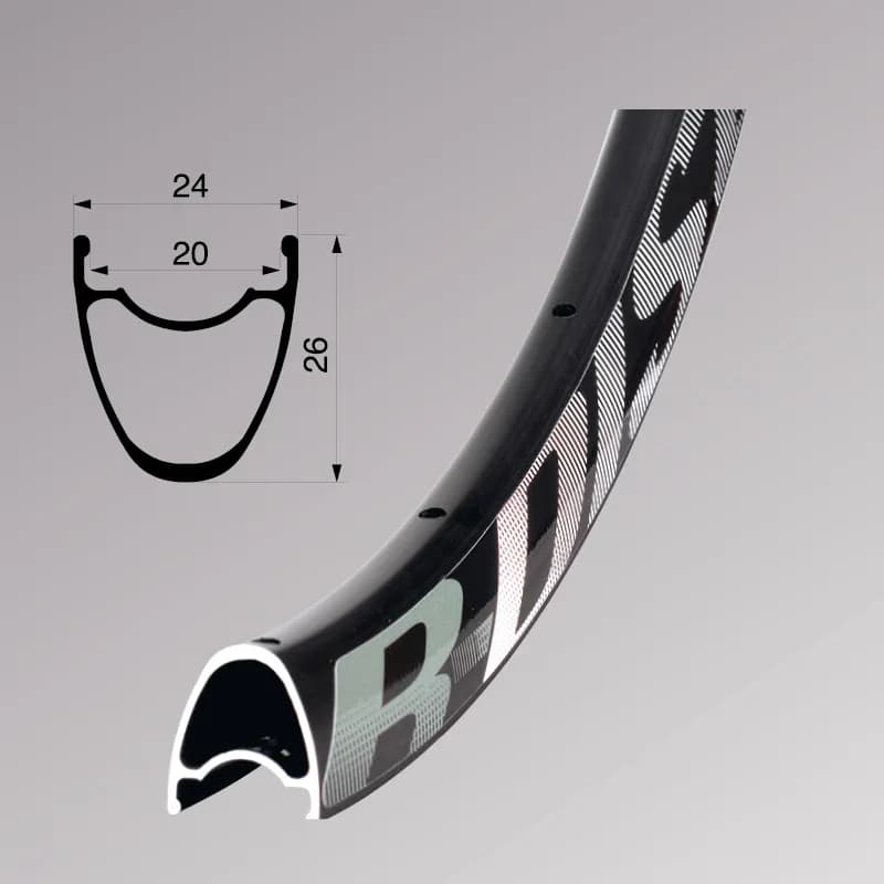 Обід Remerx R-DISC, 29'', 622x20, 32 отв., FV, чорн. анод.