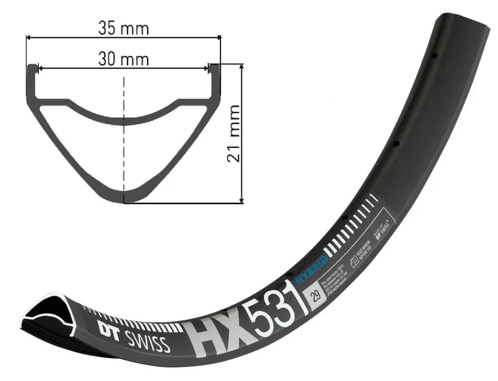 Обід DT SWISS HX 531 29x30 DISK BRAKE 28отв.