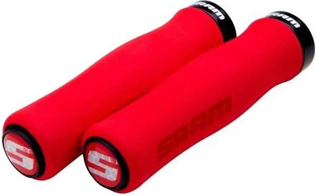 Гріпси SRAM Locking Grips Contour Foam 129mm Red with Single Black Clamp and End Plugs