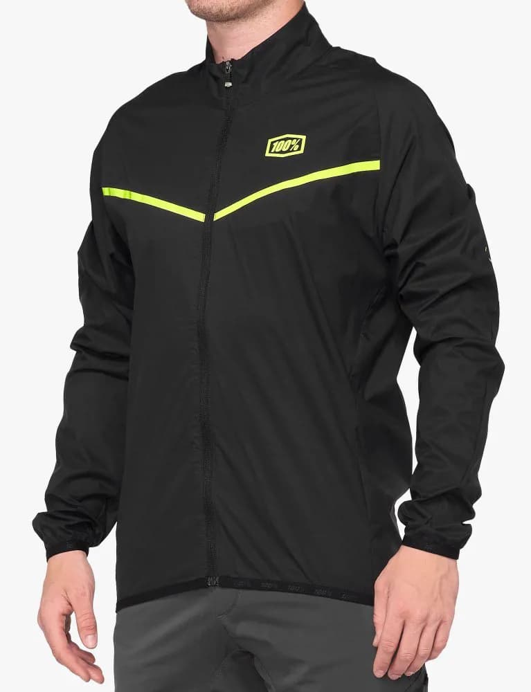 Куртка Ride 100% CORRIDOR Stretch Windbreaker [Black], M