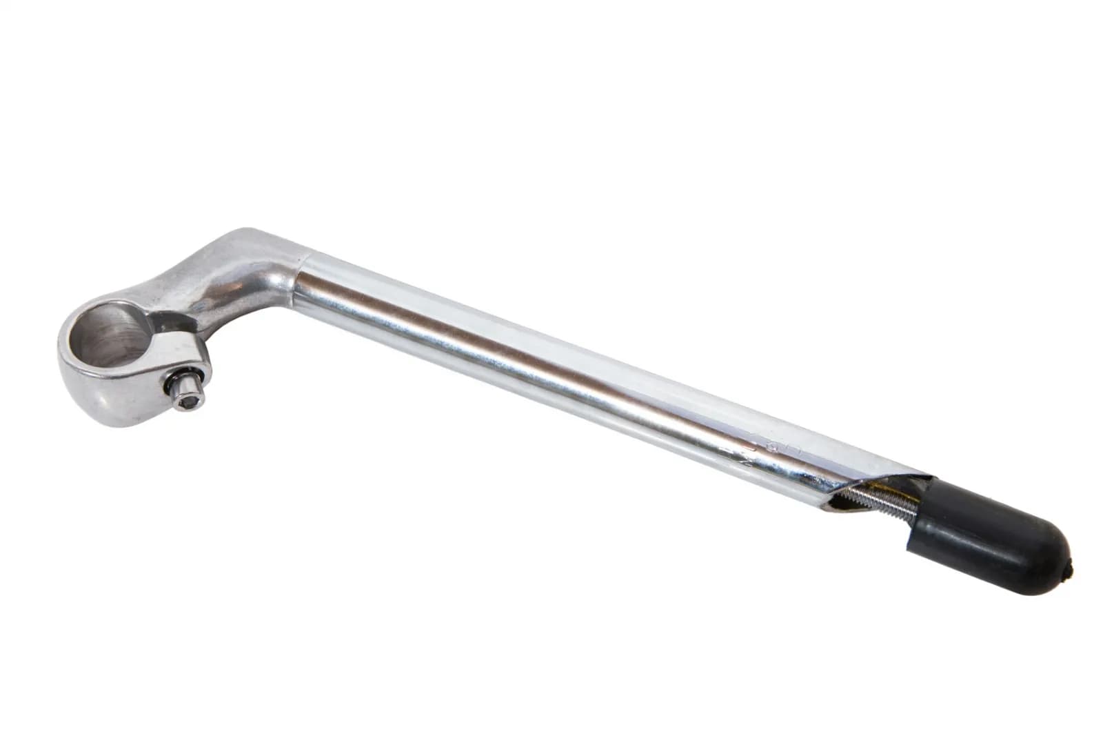 Виніс керма St + AL різьбовий 1-1/8 д.керма25,4mm довжина:60mm срiблястий з чорним JSH-1803