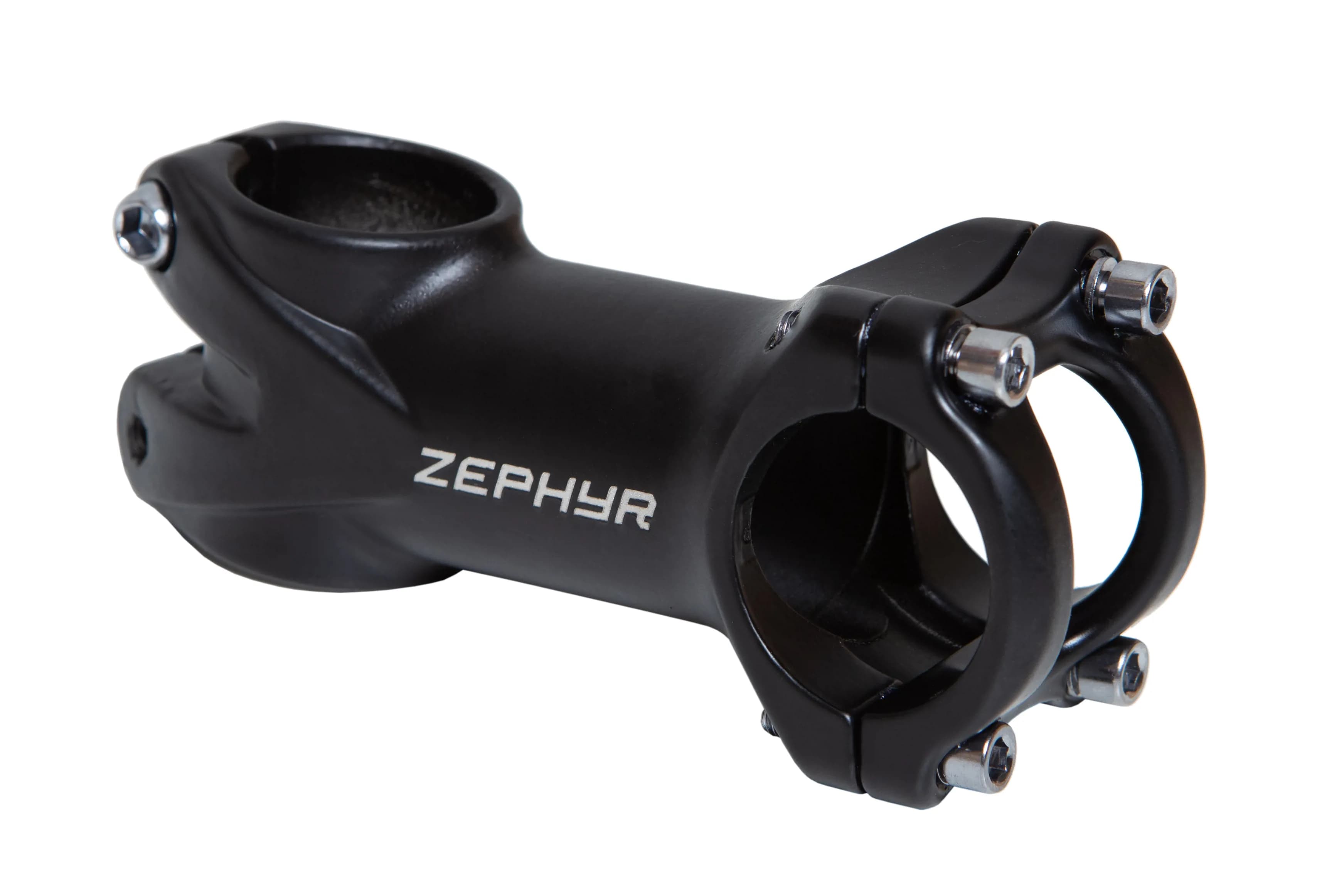 Виніс керма алюміній безрізьбовий 1-1/8 d. handlebar31,8mm length:80mm чорний (матовий) JIASHIHE JSH-306 logo Zephyr