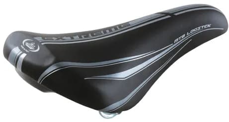 Сідло Monte Grappa EXTREME K280 GR, чорний/сірі полоски, 285x160 мм