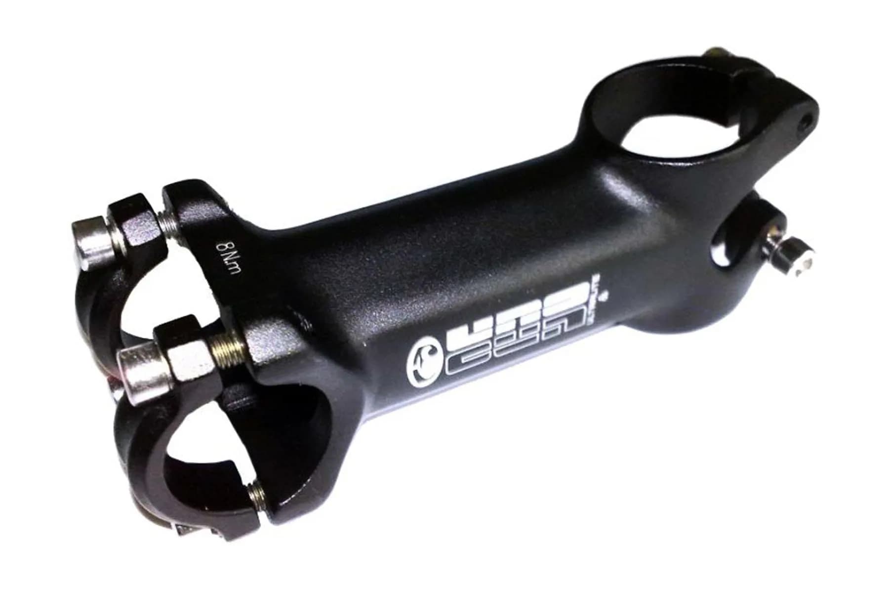 Винос керма Uno AS-007N A-HEAD алюміній 1.1/8" фрезерований, 31.8 мм \ 130 мм, 7°, чорний, упаковка