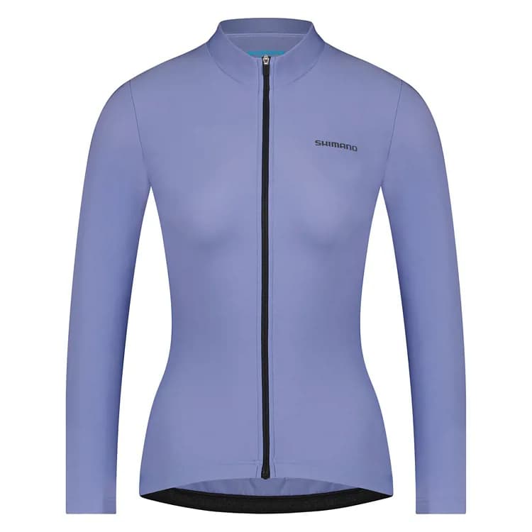 Велоджерсі жіноче Shimano Element long sleeves, блакитне, розм. S