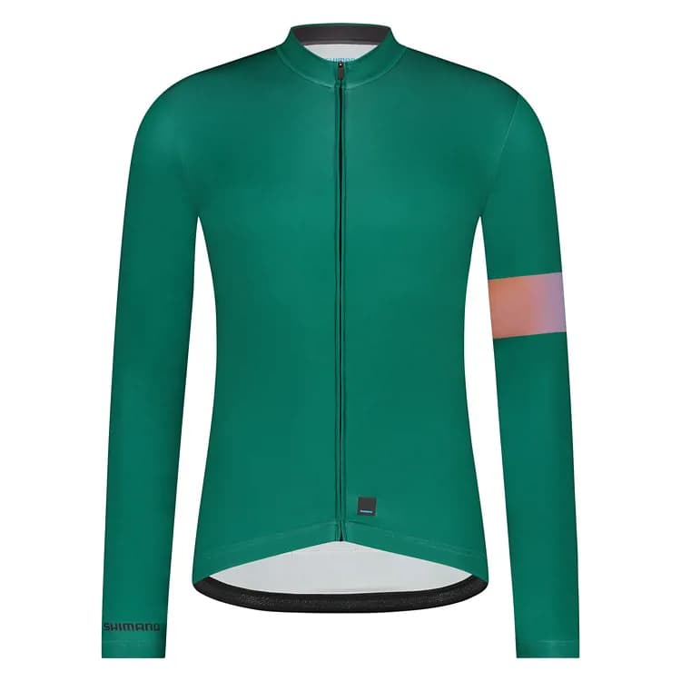 Велоджерсі Shimano Apice long sleeves, зелене, розм. M