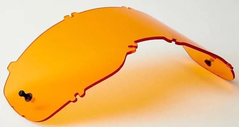 Лінза FOX AIRSPACE/MAIN II DUAL INJECTED LENS - Orange, Dual Colored Lens
