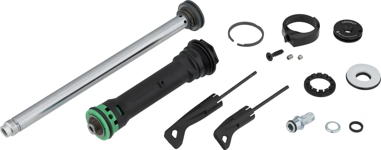 Демпфер в зборі RockShox FORK DAMPER ASSEMBLY - REMOTE 17mm (POPLOC, PRE-2013 PUSHLOC) TURNKEY (THREAD PITCH 0.8mm) (INCLUDES RIGHT SIDE INTERNALS) - 27"/29" - JUDY SILVER A1+/30 SILVER A3+ (2018+)