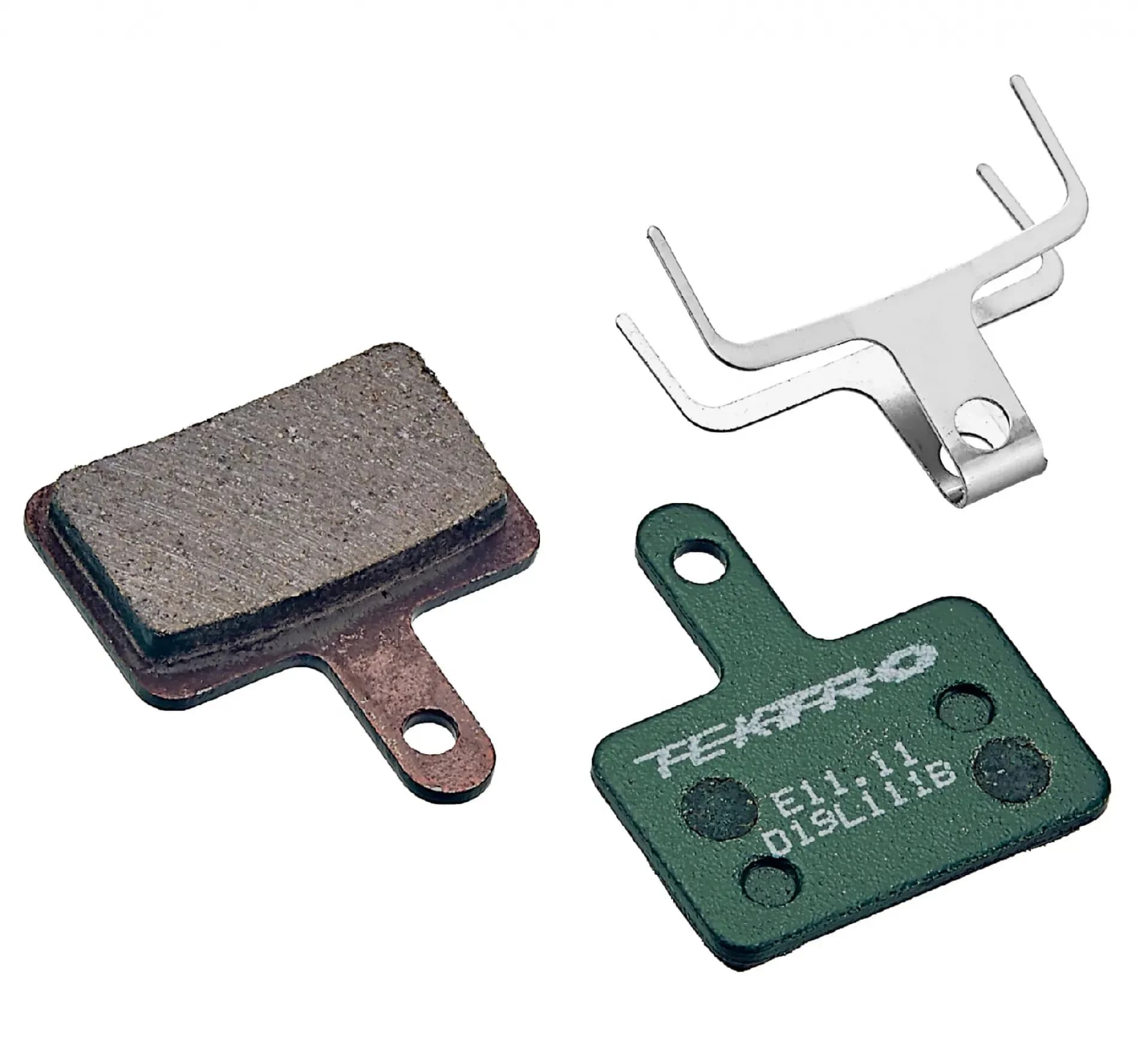E11.11 Тормозные колодки органика зеленый, пара