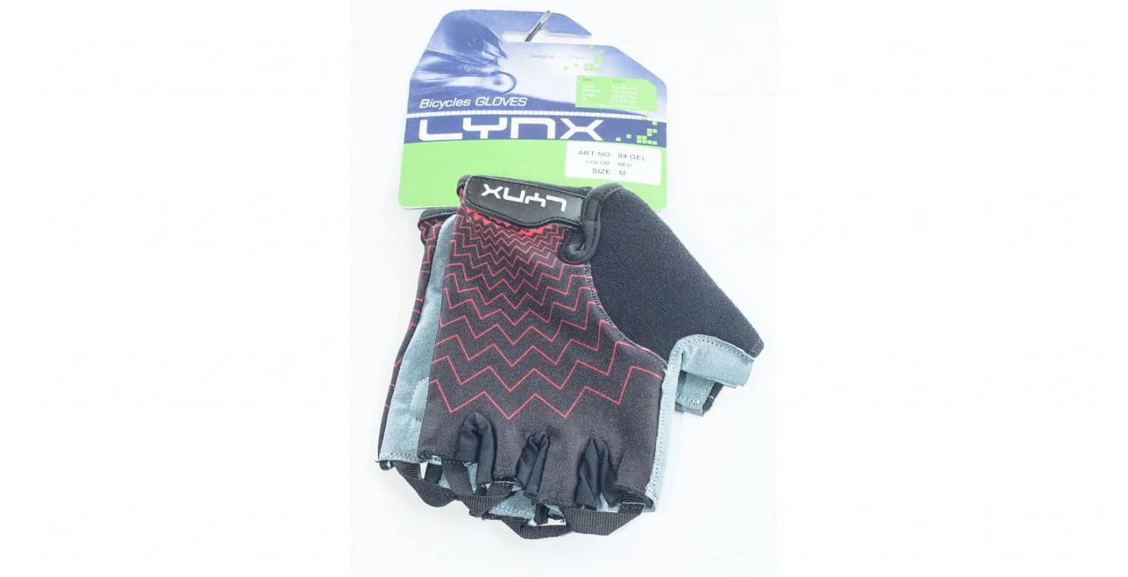 Велорукавички LYNX Gel Green M