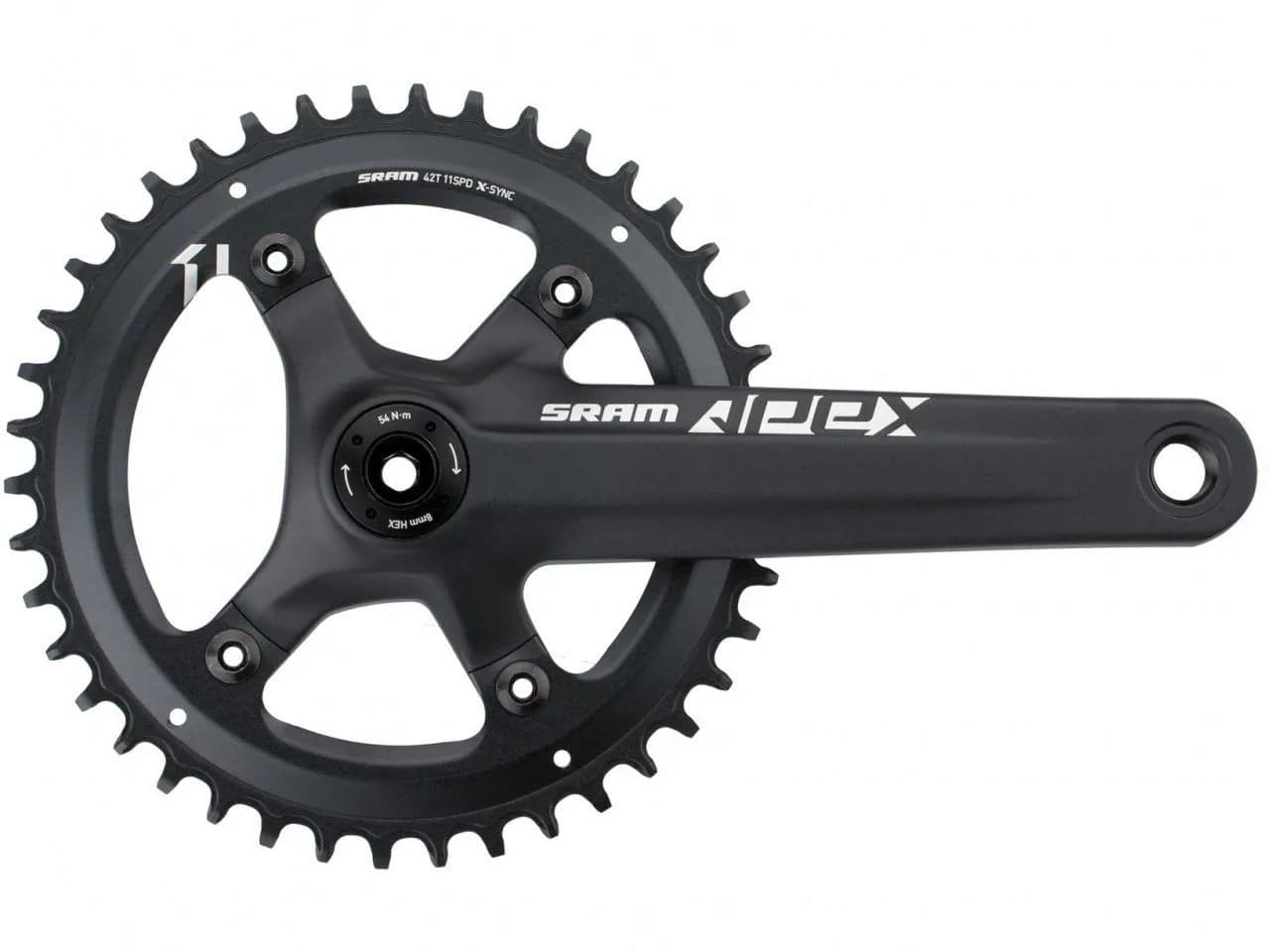 Шатуны AM FC APEX 1 BB30 175 BLK 42T XSYNC