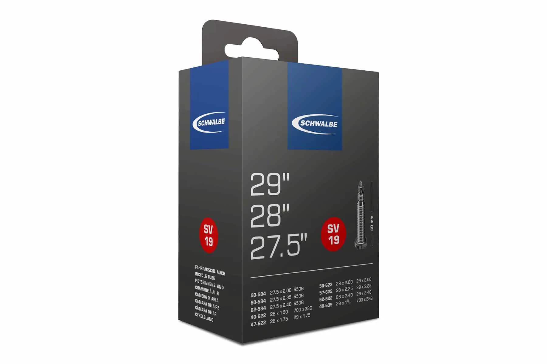 Камера Schwalbe SV 19 Standart 29/28/27,5" (40/62-584/635) SV 40мм
