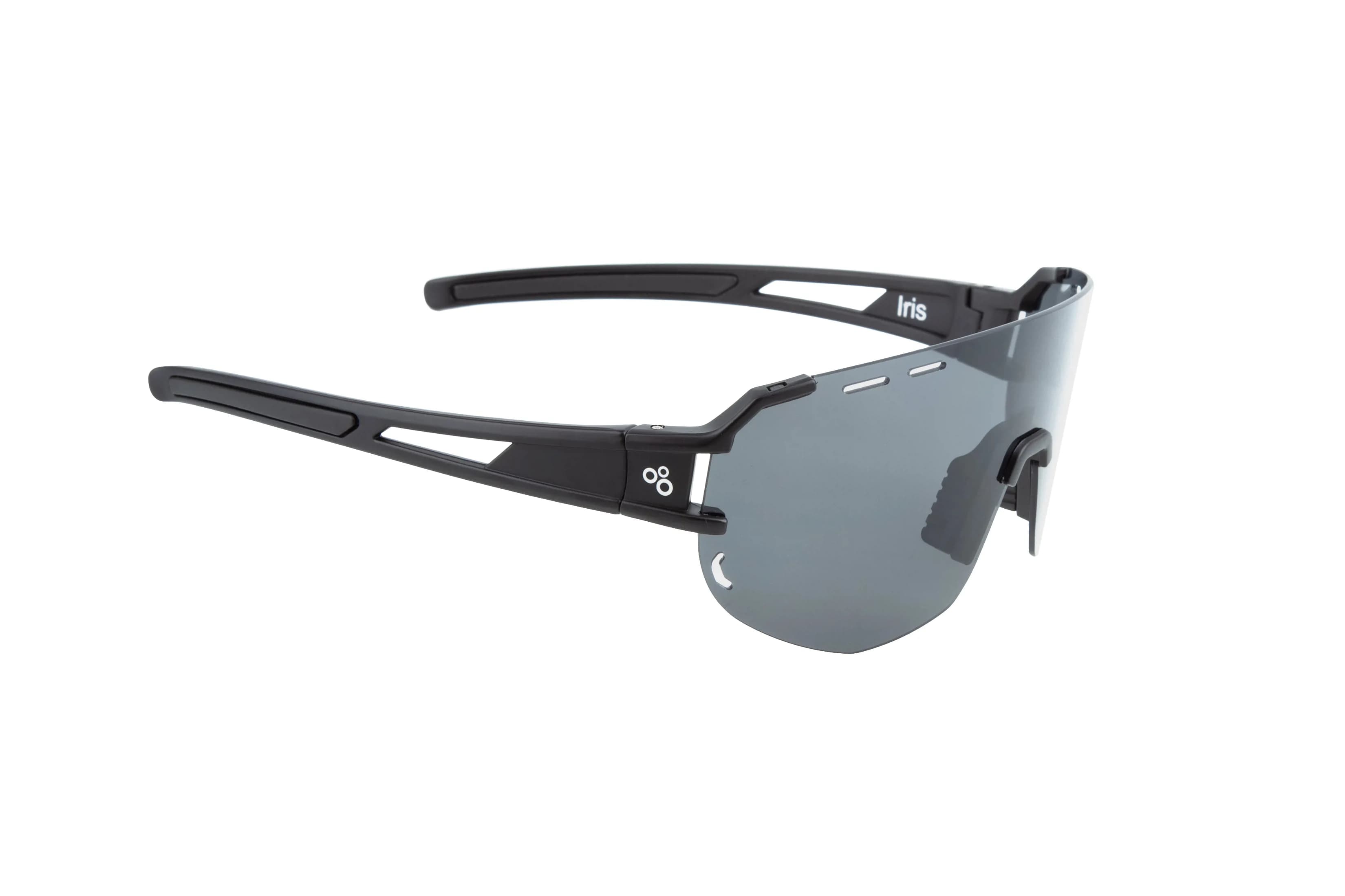 Окуляри ONRIDE Iris, чорні з лінзами димчасті (17%) у жорсткому чохлі