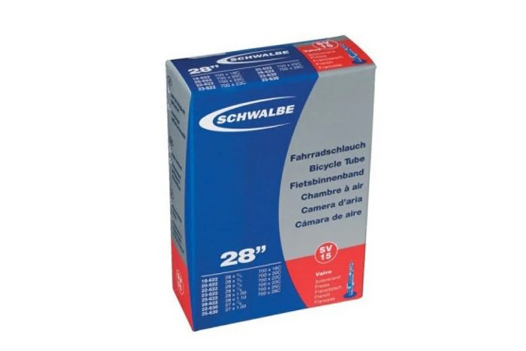 Камера Schwalbe SV 15 Standart 28" (18/28-622/630) SV 50мм