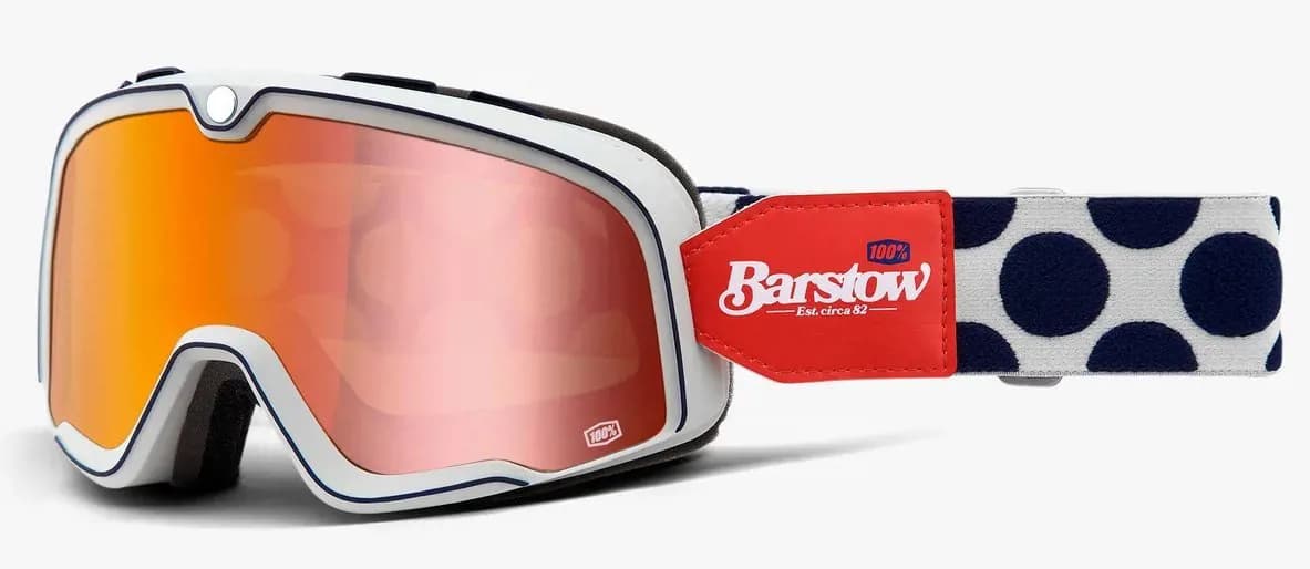 Окуляри 100% BARSTOW Goggle Hayworth - Flush Red Lens, Mirror Lens
