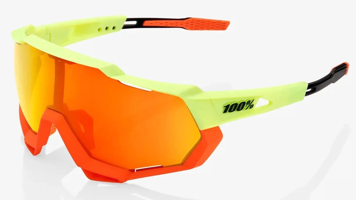 Окуляри Ride 100% SPEEDTRAP - Soft Tact Oxyfire - HiPER Red Multilayer Mirror Lens, Mirror Lens