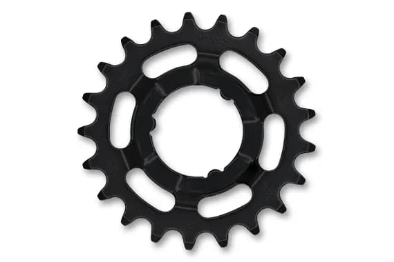 Зірка задня KMC Shimano Narrow 21T чорна 3/32"
