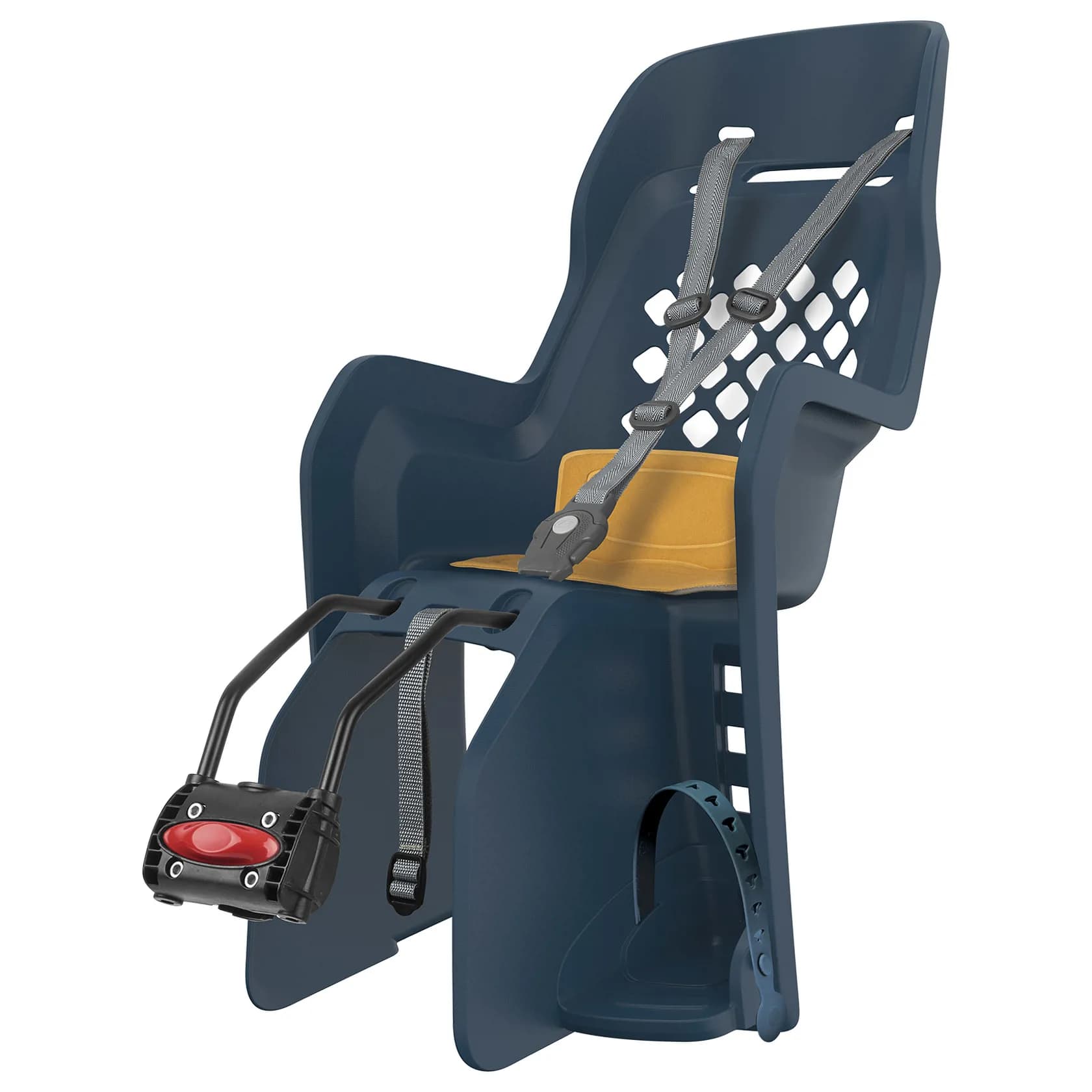 Дитяче крісло заднє POLISPORT Joy FF на підсідельну трубу, 26"-28", 9-22 кг, темно-синє