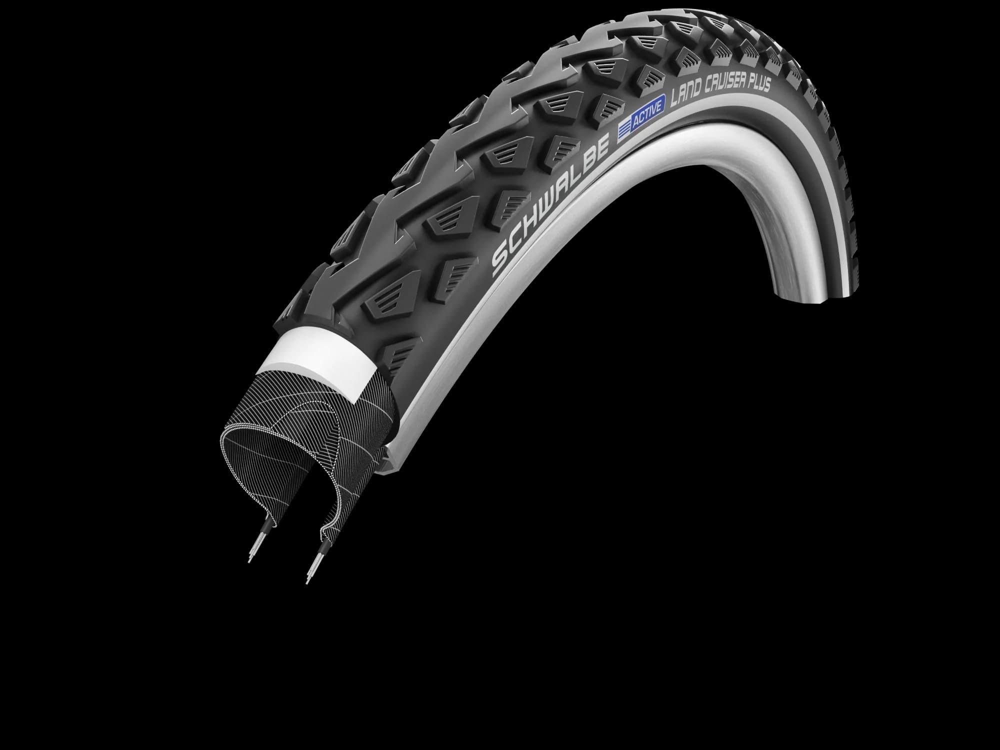 Покришка Schwalbe Land Cruiser Plus 28x1.75 (47-622) Active, PunctureGuard TwinSkin B/B+RT
